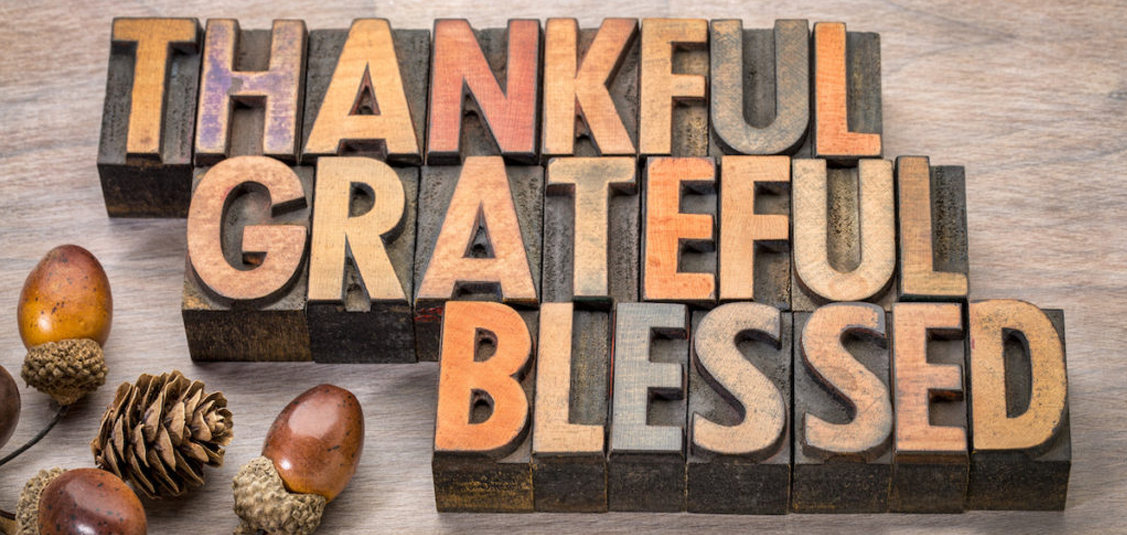 Thankful, Grateful, Blessed